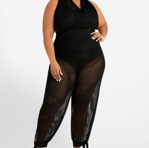 BEACH BREAK HALTER SWIM JUMPSUIT